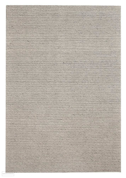 Studio Oskar Felted Wool Striped Rug Grey