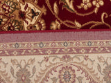 Sydney Classic Runner Red with Ivory Border Runner Rug