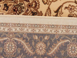 Sydney Medallion Runner Ivory with Black Border Runner Rug