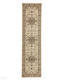 Sydney Collection Medallion Rug Ivory with Ivory Border - 150x80cm