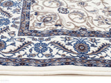 Sydney Medallion Runner White with White Border Runner Rug