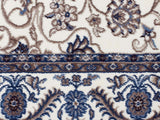 Sydney Medallion Runner White with White Border Runner Rug