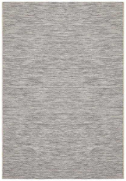 Terrace Clara Diamond Rug Grey - MODERN