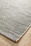 Terrace Clara Diamond Rug Grey - MODERN