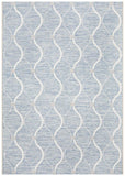 Terrace Denise Trellis Rug Blue - MODERN