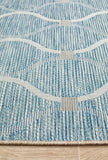 Terrace Denise Trellis Rug Blue - MODERN