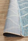 Terrace Denise Trellis Rug Blue - MODERN