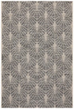 Terrace Fern Trellis Rug Black - MODERN