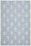 Terrace Fern Trellis Rug Blue - MODERN