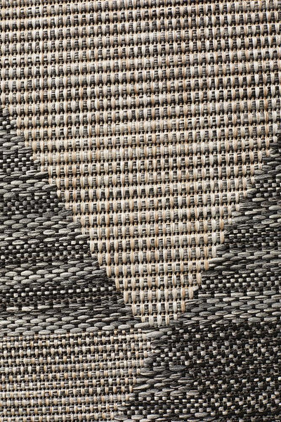 Terrace Geo Rug Black - MODERN