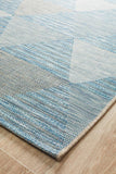 Terrace Geo Rug Blue - MODERN
