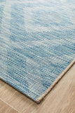 Terrace Cain Rug Blue - MODERN