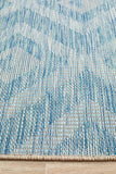 Terrace Cain Rug Blue - MODERN