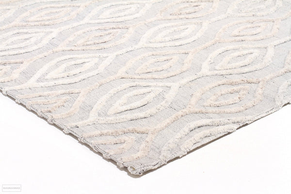 Visions Winter Wish White Modern Rug