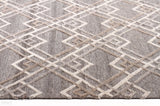 Visions Winter Silver Stream Modern Rug