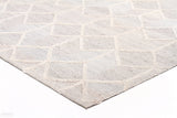 Visions Winter Grey Brush Modern Rug