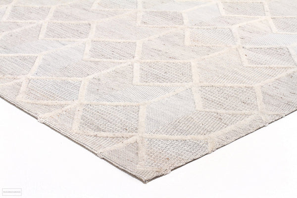 Visions Winter Grey Brush Modern Rug