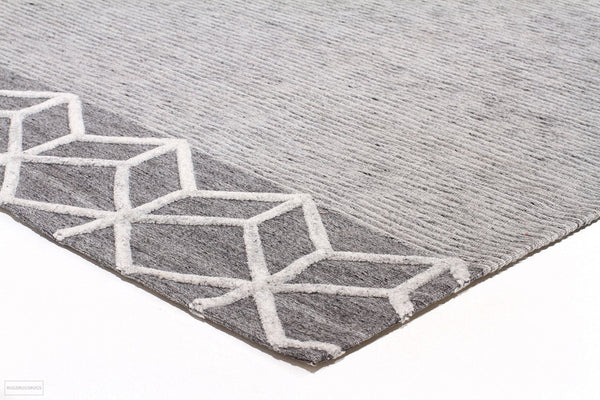 Visions Winter Grey Pulse Modern Rug