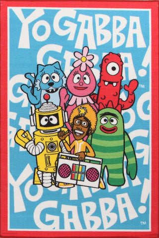 Yo Gabba Gabba Non Slip 2 Team Blue Rug - Kids