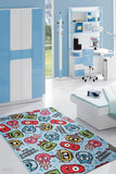 Yo Gabba Gabba Non Slip 6 Blue Rug - Kids