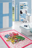 Yo Gabba Gabba Non Slip Pink Team Rug - Kids