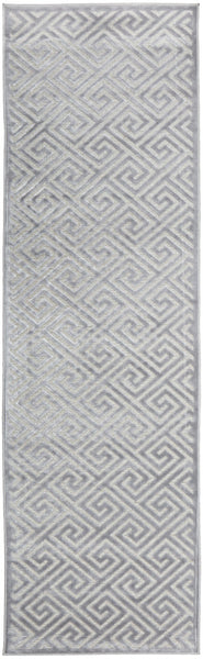 York Alice Silver Runner Rug