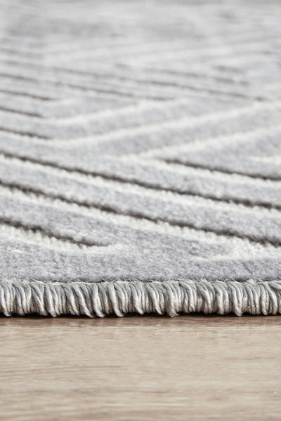 York Alice Silver Runner Rug