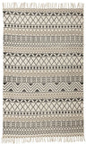 Zulu Totemic Shapes Ivory Rug