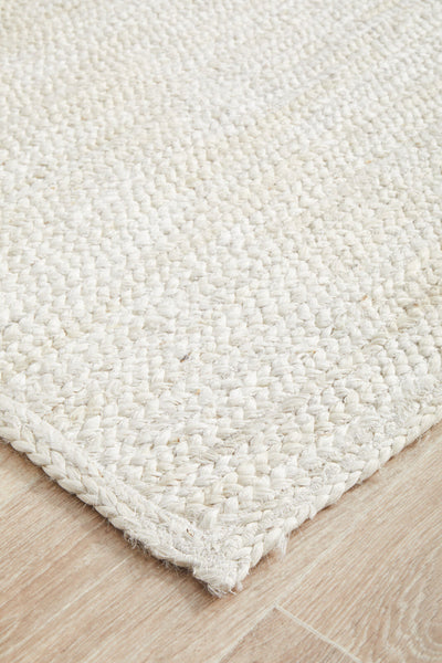 Bondi White Runner Rug