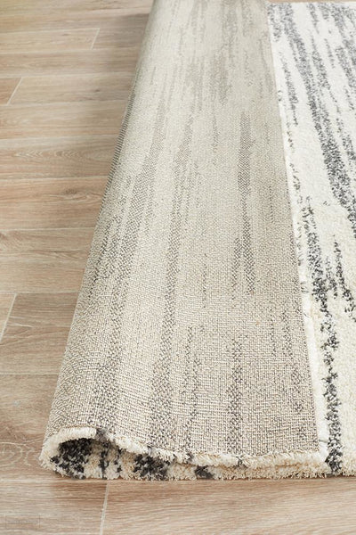 Broadway Evelyn Contemporary Charcoal Rug - MODERN