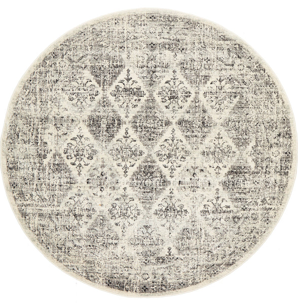 Century 999 Grey Round Rug