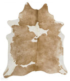 Exquisite Natural Cow Hide Beige White - Cowhide