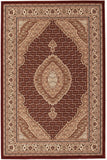 Empire Collection Stunning Formal Oriental Design Red Rug - 170x120cm