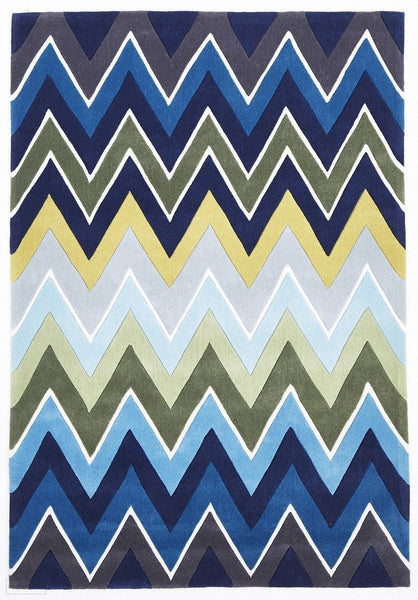 Gold Collection 644 Navy Rug