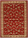 Istanbul Collection Traditional Floral Pattern Red Rug - 170x120cm