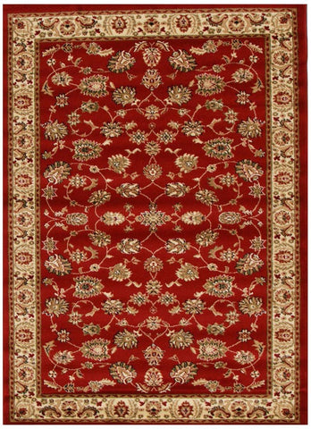 Istanbul Collection Traditional Floral Pattern Red Rug - 170x120cm