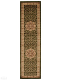 Istanbul Collection Medallion Classic Pattern Green Rug - 300x80cm