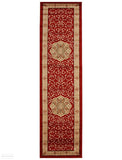 Istanbul Collection Medallion Classic Pattern Red Rug - 300x80cm