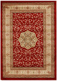 Istanbul Collection Medallion Classic Pattern Red Rug - 170x120cm