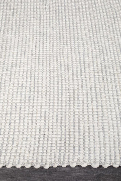 Loft Stunning Wool Grey Rug - Modern