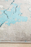 Zoey Contemporary Rug Blue Grey - Modern