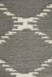 Nomad Pure Wool Flatweave 19 Grey Rug - DISCONTINUED