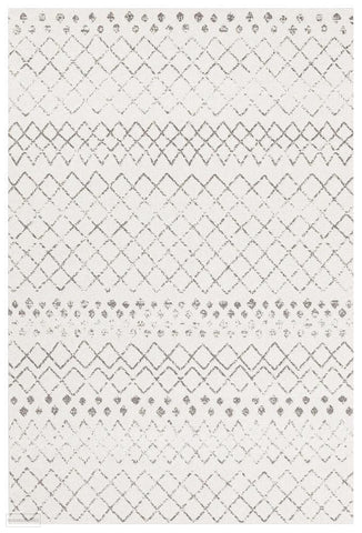 Oasis Selma White Grey Tribal Rug - 230X160cm