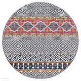 Oasis Sabrina Multi Tribal Round Rug - 150X150cm
