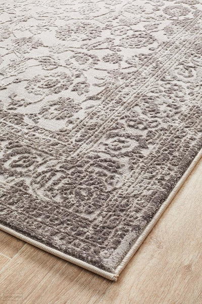 Opulence Lucy Silver Rug - Modern