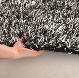 Orlando Collection Black And White Rug