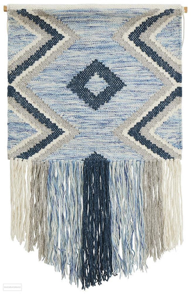 Rug Culture Home 439 Blue Wall Hanging - Wall Hangings