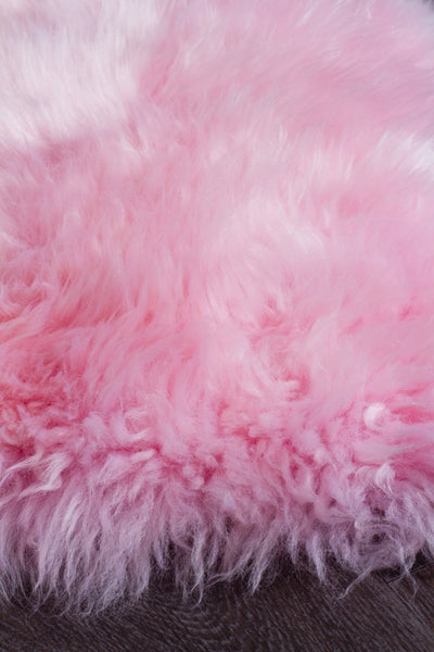 Natural New Zealand Sheep Skin - Blush Pink - Sheep Skin