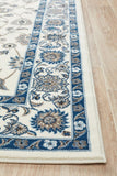 Sydney Collection Classic Rug White with White Border