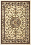Sydney Collection Medallion Rug Ivory with Ivory Border - 170x120cm